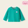 Camiseta de Manga Larga para Niño Top de Algodón Puro Estilo Occidental Ropa para Niños Camiseta Blanca Primavera 2024 Nuevo Estilo para Niña Bebé