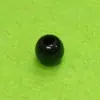 Plástico ABS Brillante Agujero Grande y Pequeño Diámetro Exterior 1.55cm Cuentas de Nudo