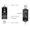Placa Adaptadora de Caja para Unidad de Estado Sólido de Doble Cabezal M.2 Ngff Sata a Usb-A Tipo-C Protocolo Sata 5Gbps