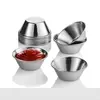 Taza para Salsa de Acero Inoxidable 304 Plato para Salsa Coreano Taza para Salsa de Tomate para Bistec Plato para Condimentos Plato para Mojar Transfronterizo