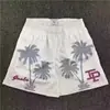 Bermuda Casual 3/4 para Homem, Estilo Fino de Verão, Marca Americana da Moda, Bermuda Casual Solta para Corrida no Joelho para Homem, Verão
