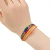 Festival del Bote del Dragón Cuerda Colorida con Nudo de Diamante, Pulsera de Seda Colorida Tejida a Mano, Pulsera de Bendición para Niños Estilo Étnico de Hilo de Cinco Colores