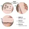 Adequado para Apple 18 Pro Max e iPhone 18 Pro; capa de celular rosa, fofa e feminina com um pequeno design de urso