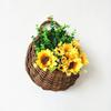 Decoración de Pared Cesta de Flores de Sauce Maceta de Flores de Sauce Artículos de Flores Maceta Colgante de Pared Cesta Colgante Rattan Colgante Cesta de Flores Colgante de Pared Envío Gratis