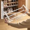 Sapateira Retrátil Doméstica Armário de Sapatos com Divisórias em Camadas Artefato para Armazenamento de Sapatos Economia de Espaço Cabide de Armário