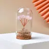 Suprimento Pronto de Árvore da Fortuna de Cristal, Flor Imortal, Árvore da Fortuna, Ametista, Citrino, Enfeites Criativos para Mesa