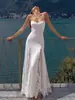 Vestido Largo de Encaje Patchwork Sexy Transfronterizo Europeo y Americano para Mujer, Delgado, Pura Tentación, Vestido Largo de Vacaciones al por Mayor