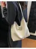 Bolsa Feminina de Grande Capacidade Transfronteiriça 2026 Nova Outono e Inverno Versátil Simples Ombro Transversal Bolsa Mãe-Filha Bolsa Balde para o Trabalho