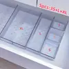 Caja de almacenamiento tipo cajón transfronteriza, organizador de escritorio para cuidado de la piel y perfumes, caja de almacenamiento cosmético transparente incorporada para tocador