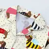 Cardigan Cruzado Europeu e Americano de Seda Leiteira Pijama Estampado de Cor Clara para Mulheres Conjunto de Roupa de Casa Casual Respirável com Shorts de Manga Curta
