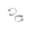 Pendientes de gota de agua de plata esterlina S999 2024, nuevos pendientes para niñas, moda de alta gama, explosiones, pendientes de nicho de lujo ligeros, venta al por mayor