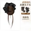 Adereço de Coque Presilha de Garra Elástico de Cabelo Ferramenta para Penteado de Coque Natural Fofo Adereço de Coque Baixo