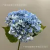 Flores de hortensia artificiales de alta calidad con tacto suave y sensación de humedad realista, adecuadas para la decoración de la entrada de la sala de estar, en colores blanco y verde.
