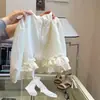 Ropa Protectora Solar de Encaje Estilo Coreano para Niñas que Reduce la Edad 2026 Verano Nuevo Conjunto Versátil Lindo de Chaqueta y Shorts para Niños