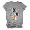 Amazon eBay sitio independiente moda casual mujer sexto grado cuello redondo manga corta camiseta camiseta básica para comercio exterior