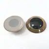 Ojos de Cristal de Color Plástico para Muñecas, Ojos Artísticos con Varilla Roscada, Ojos Artificiales Planos para Manualidades de Accesorios para Muñecas