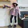 Chaqueta de Esquí para Niñas 2026 Ropa Exterior Informal Elegante Ropa de Primavera y Otoño para Niños Chaqueta a Prueba de Viento con Forro Desmontable Tres en Uno