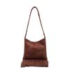 Bolso Axila Estilo Retro para Mujer Otoño 2025 Nuevo Bolso de Mano Tendencia Estilo Coreano Bolso Grande de Alta Gama para Viajes
