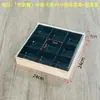 Caja de Empaque para Cortar Fruta Jiugongge de Alta Calidad Papel Plástico Cuadrada Grande Fruta y Verdura Fruta Fresca Empaque de Cuatro Compartimentos Comercial