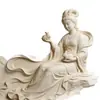 Producción Personalizada de Relieve Temático del Personaje Chang'E Estilo Chino Nuevo, Procesamiento de Patrón Personalizado para Muro Pantalla de Villa en Material de Arenisca