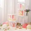 Caixa Surpresa para Bebê Caixa Popular de Balão Transparente Confissão de Amor Casamento Aniversário Layout de Cena Caixa Decorativa para Festa