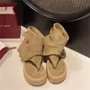 Sandalias de Plataforma con Punta Abierta para Mujeres Bajitas, Botas Vaqueras Retro Occidentales, Botines de Punta Abierta Nuevos de Verano 2026 para Mujer