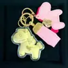 Año Nuevo del Caballo Oro Imitación Creativo Dibujo Animado Pony Llavero Cadena para Teléfono Colgante para Bolso Decoración Regalo de Cumpleaños