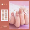 Zhengxiang adesivos de unha japoneses e coreanos personalizados flor tulipa fofa filme de esmalte cor de cebola adesivos de unha atacado transfronteiriço