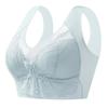 Talla Grande Transpirable Push-Up para Pecho Pequeño Íntimos para Mujer Verano Delgada y Grande Sin Aro de Acero Set de Brasier de Encaje Francés Anticaída