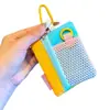 Súper útil monedero mini cordón para teléfono tarjetero multifuncional colgante llave audífono bolsa cuadrada pequeña portátil