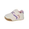 Sapatos para Bebês e Crianças Pequenas com Velcro Solas Macias, Novos Sapatos Infantis para Primavera e Outono, Sapatos de Couro para Bebês, Sapatos Esportivos Antiderrapantes, Tênis para Homens e Mulheres