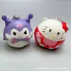 Juguete de Apretar de Alto Rebote de Dibujos Animados Sanrio Lindo Gadget para Aliviar el Estrés Infantil Llavero de Muñeca para Bolso de Pareja