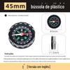 Outdoor montanhismo camping decoração acessórios mini portátil ABS óleo cheio de óleo 15-20-30mm bússola presente atacado