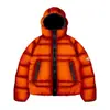 Jaqueta quente acolchoada espessa, casaco de algodão, peça de outer wear com capuz da moda para outono e inverno, nova jaqueta de algodão para atividades ao ar livre, top para exportação