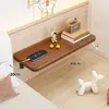 Mesa de Cama Plegable, Escritorio de Pared, Mesa Auxiliar Colgante, Mesa para Laptop de Dormitorio, Mesa de Regazo de Cabecera