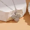 Colar Requintado de Aço Titânio de Celebridade da Internet para Mulheres com Zircônia Micro-Cravada, Luxo Acessível Elegante, Joia Corrente Clavicular Estilo Ins Fashion que Não Desbota