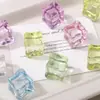 Cubos de Hielo Simulados Translúcidos de Acrílico No Poroso de 18 mm, Cuentas Sueltas, Accesorios para Joyería DIY, Paisaje en Miniatura, Pequeños Adornos Hechos a Mano