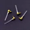 Brincos Transparentes de Resina Tendência Coreana e Japonesa Acessórios para Brincos DIY Brincos com Copo Furado Brincos Pequenos Hipoalergênicos