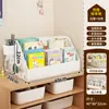 Estante Infantil de Mesa Pequena Estante de Mesa Suporte para Livros de Leitura Rack de Armazenamento Organizador de Livros Ilustrados para Bebê Próximo à Cama Janela Sacada