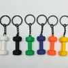 Serie de Mini Equipos de Fitness Creativos, Accesorios para Bolsa, Decoraciones de Llavero de Alta Gama, Colgantes Accesorios, Pequeños Adornos de Regalo