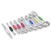 Juego de 9 Cucharas Medidoras Magnéticas de Acero Inoxidable de Doble Cabeza Transfronterizo para Cocina, Horneado, Hogar, Café, Sal, Condimentos