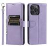 Adecuado para iPhone 16 Funda para Teléfono con Portatarjetas tipo Cartera 15Pro Color Sólido Textura de Cuero Tapa Flip 14Promax Funda Protectora