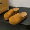 Meias Chinelos Femininos Antiderrapantes de Solado Grosso com Biqueira 2026 Tamanho Grande 41-43 Novo Estilo para Exterior Sem Cadarço Pessoa Preguiçosa Tamancos Sapatos Birkenstock