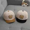 Gorro para bebé gorra otoño e invierno coreano pana gorra de béisbol para niños oso lindo súper lindo sombrero de sol para bebé