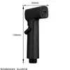 Compañero de Inodoro Pistola de Descarga Grifo Uno en Dos Salidas Válvula de Ángulo Totalmente de Cobre Pistola de Agua de Alta Presión Juego de Baño para Inodoro