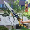 Guan Yu Hoja de Dragón Verde Media Luna Lu Bu Alabarda Fang Tian Juguetes Periféricos de los Tres Reinos Espadas Armas de Plástico PP Arma de Zhang Liao
