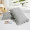 Almohada con núcleo de almohada y funda de almohada, protección para el cuello, clase A, un par, para el hogar, hotel, dormitorio, estudiante, adulto, funda de almohada extraíble y lavable