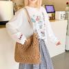 Bolso de Paja Estilo Coreano Ins para Mujer Verano 2025 Nuevo Bolso Tejido para Vacaciones Junto al Mar Estilo Relajado Bolso Tote Bandolera para Ir al Trabajo