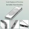 Adecuado para la funda del teléfono Samsung S24 Plus/S25 Plus, transparente, delgada y amigable con la piel LeReach