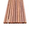 Palillos de Madera Sólida Kunyuan de 38 cm al por Mayor para Uso Doméstico y Comercial, Sin Pintar y Sin Cera, con Impresión de Logo Disponible